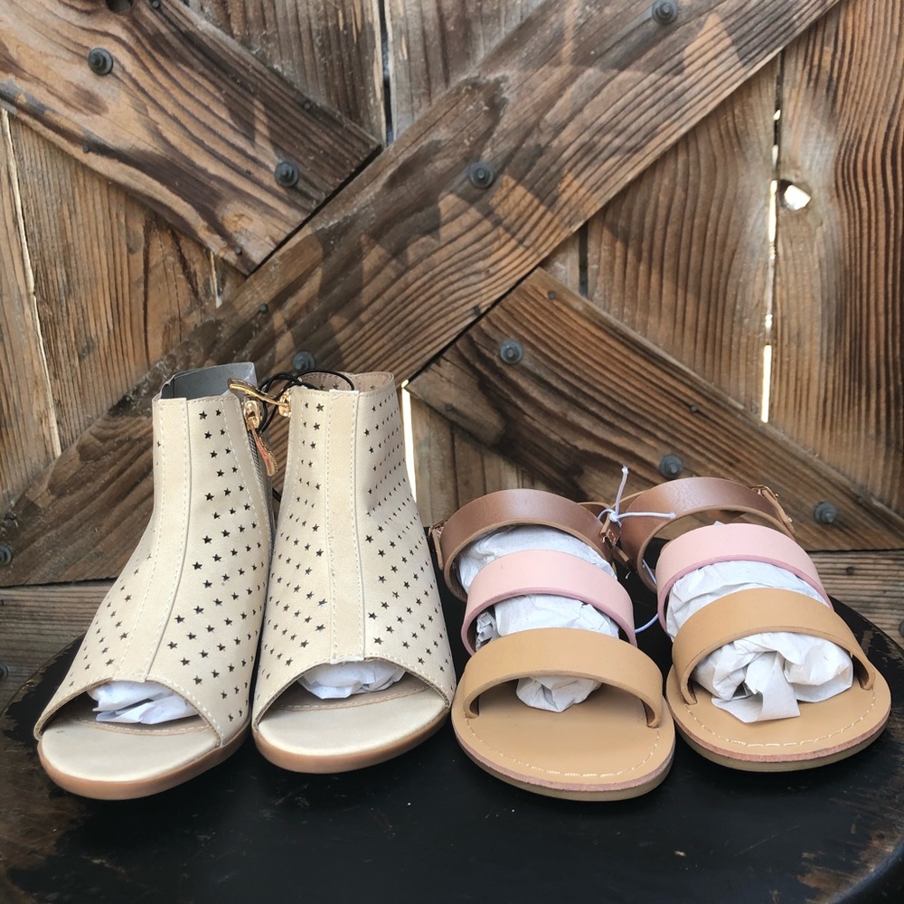 Girls Nicole Miller Sandal Set